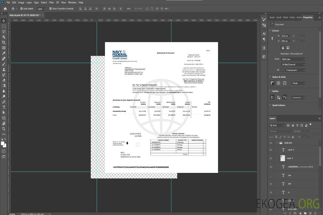 Union de crédit fédérale de la marine américaine template